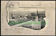 CHEŁMNO Gruss aus Culm panorama ratusz 1901   