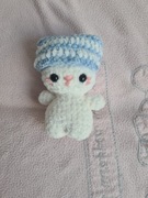 Kotek pluszak maskotka rękodzieło handmade