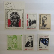 Zestaw znaczków Solidarności x6 1984