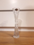 Wazon kryształowy, polski, 25 cm