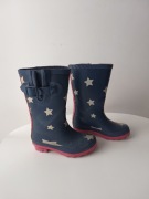 Kalosze 28 granatowe w gwiazdki 