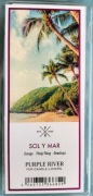 Wosk zapachowy sojowy Sol y Mar Purple River  Ylang Ylang Pomarańcza Mango