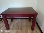 Stół rozkładany drewno mahoń