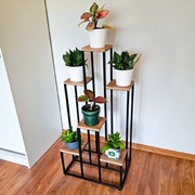 Kwietnik Metalowy LOFT 6 Donic - Stojak na Kwiaty