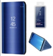 Etui Samsung Galaxy S21 FE, SmartView, ClearView z klapką, niebieskie