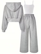 Zestaw dla nastolatki 16 lat bluza szerokie spodnie komplet set