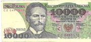 BANKNOT 10000 ZŁ S. WYSPIAŃSKI z 1988 r Nr DS 8494383