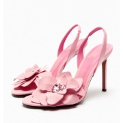 ZARA pudrowy róż szpilki skóra naturalna r. 36