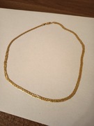 Złoty łańcuszek pr585 splot warkocz