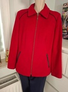 L 40 zimowa wełniana czerwona marynarka 50% wełna żakiet na zime vintage