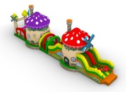 Dmuchany Tor Przeszkód  Muchomorki