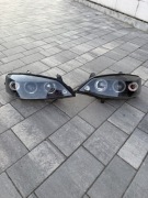 Lampy przód soczewki angel eye black ringi Opel Astra G Sonar