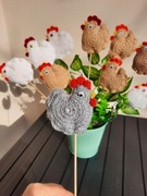 Kurka na patyku, Szydełkowa kurka, Kurką wielkanocna