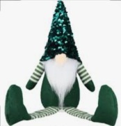 Ozdoba bożonarodzeniowa siedząca, Skrzat 42 cm, Eloy