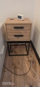 Szafka nocna z szufladami LOFT DĄB