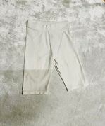 Zara białe legginsy 3/4 modne dziewczynka wygodne