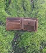 Męski portfel skórzany RĘKODZIEŁO - IDEALNY NA PREZENT !