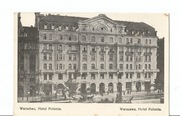 Warszawa Hotel Polonia pocztówka przedwojenna Poczta Polska Warszau