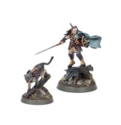 Jorvan Kreel and Thexa the Ash Panther  - Warhammer Age of Sigmar 