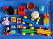 Zestaw klocki LEGO Duplo Myszka Mickey i Minnie 10597 pociąg urodzinowy 2+