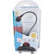 Mikrofon wolnostojący z włącznikiem,esperanza 