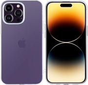 Etui doupi UltraSlim iPhone 14 Pro Cienkie, Lekkie, Przezroczyste TPU