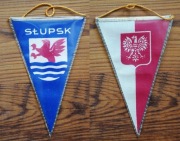 Proporczyk Słupsk - herb, woj. Pomorskie