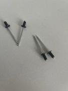 Nity Nit aluminiowy zrywalny4x8 mm czarny 