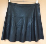 SPÓDNICA EKO-SKÓRA CZARNA