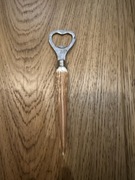 Otwieracz do butelek, oldskulowy w kształcie rogu, stary