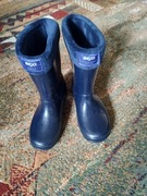 BEJO, Ocieplane granatowe kalosze, gumiaki, rozmiar 30