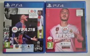 2 gry na PS4 FIFA 21 ANG i FIFA 20 PL Polski Komentarz