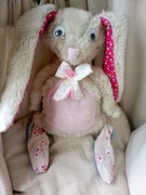 Maskotka sensoryczna hand made pluszak grzechotka 