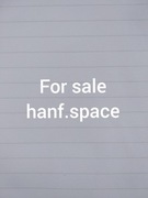 Sprzedam domenę hanf.space