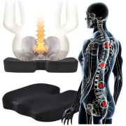 Poduszka ORTOPEDYCZNA Do Siedzenia AUTA BIUROWA Siedzisko Na KRZESŁO Fotel