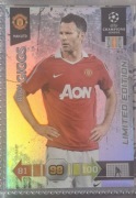 Panini Champions League 2010/2011 Ryan Giggs limited edition Manchester utd