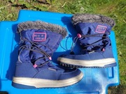 ŚNIEGOWCE DZIEWCZĘCE GRANATOWE FUTRO ROZ.33