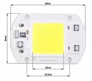 30W  BIAŁY MODUŁ LED COB 230V