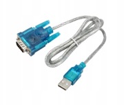 Kabel D-Sub 9 pin - USB A Akyga AK-CO-02 Adapter port szeregowy RS-232 1m