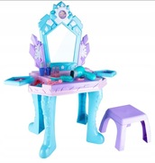 Toaletka Księżniczki dla Dzieci z Akcesoriami Lusterko Melodie Stolik