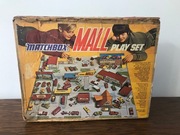 matchbox mall play set zestaw dla resoraków vintage PRL