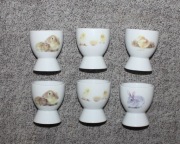 Porcelanowe kieliszki do jajek 6 sztuk