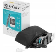 Glukometr Accu-Chek Instant Mg/dL,ZESTAW Nakłuwacz,Lancety,Paski Do Glukozy