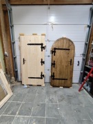 Drzwi drewniane 5cm grube na wymiar góralskie gospodarcze piwnic