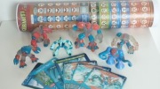 Gormiti Figurki 6 szt + mapa karty Giochi Preziosi Ludzie Morza