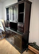 Kredens kolonialny lite drewno egzotyczne Palisander