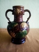 UNIKAT ! WAZON / AMFORA glazurowany z ceramiki- PRL 