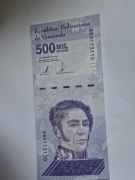Banknot 500000 Wenezuela