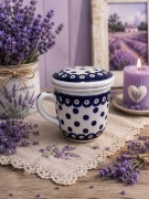 Kubek ceramiczny do parzenia ziół ceramika Z.C. Bolesławiec