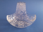 Koszyk kryształowy vintage - Czar PRL-u - Kryształ